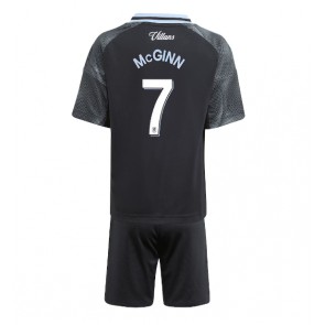 Aston Villa John McGinn #7 Udebanetrøje Børn 2025-26 Kortærmet (+ Korte bukser)